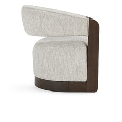 James Glacier Gray Swivel Accent Chair - Ornate Home