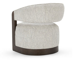 James Glacier Gray Swivel Accent Chair - Ornate Home