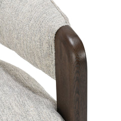 James Glacier Gray Swivel Accent Chair - Ornate Home