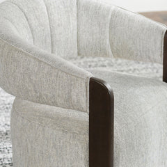 James Glacier Gray Swivel Accent Chair - Ornate Home