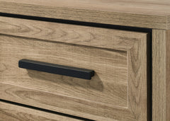Jameson Natural Panel Bedroom Set - Ornate Home
