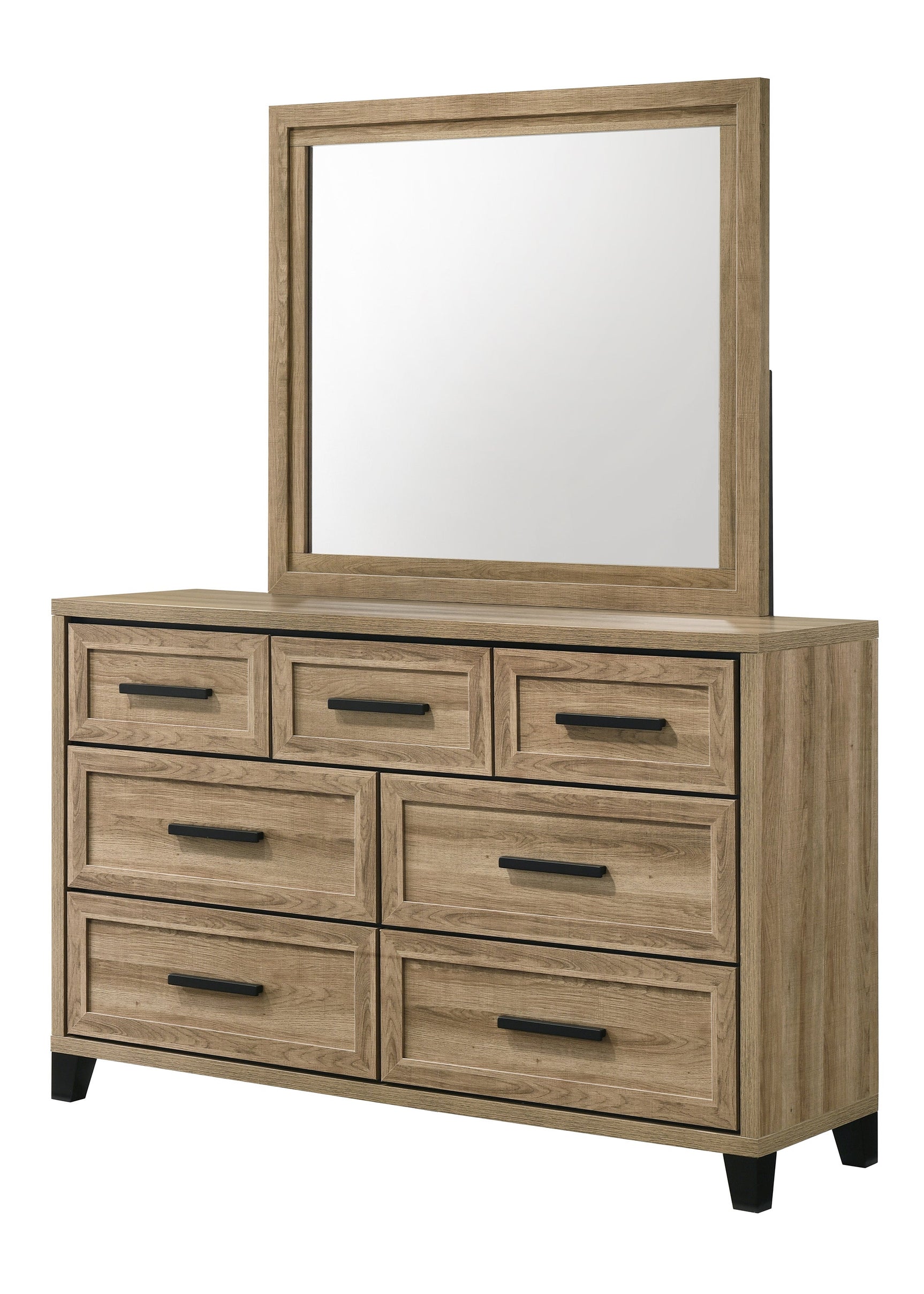 Jameson Natural Panel Bedroom Set - Ornate Home