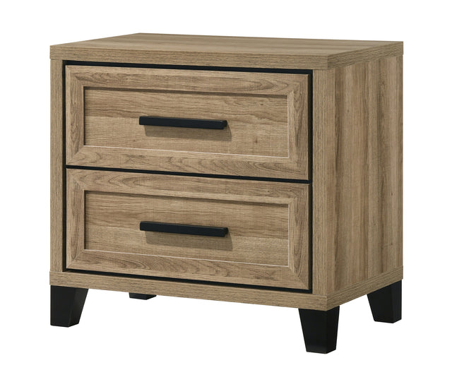 Jameson Natural Panel Bedroom Set - Ornate Home