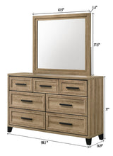 Jameson Natural Panel Bedroom Set - Ornate Home