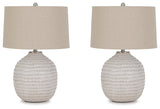 Jamon Beige Table Lamp (Set of 2) (Online Special Price) - Ornate Home