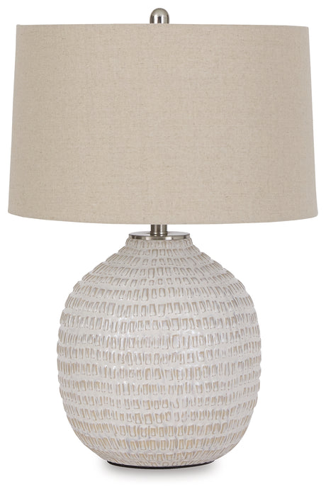 Jamon Beige Table Lamp (Set of 2) - Ornate Home