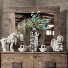 Janeiro Rustic Natural Tone Mirror - Ornate Home