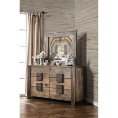Janeiro Rustic Natural Tone Mirror - Ornate Home
