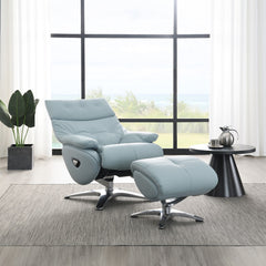 Janella Motıon Accent Chair W/Swivel & Ottoman - Ornate Home