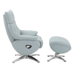 Janella Motıon Accent Chair W/Swivel & Ottoman - Ornate Home