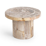 Janelle Sepia Vein Accent Table - Ornate Home