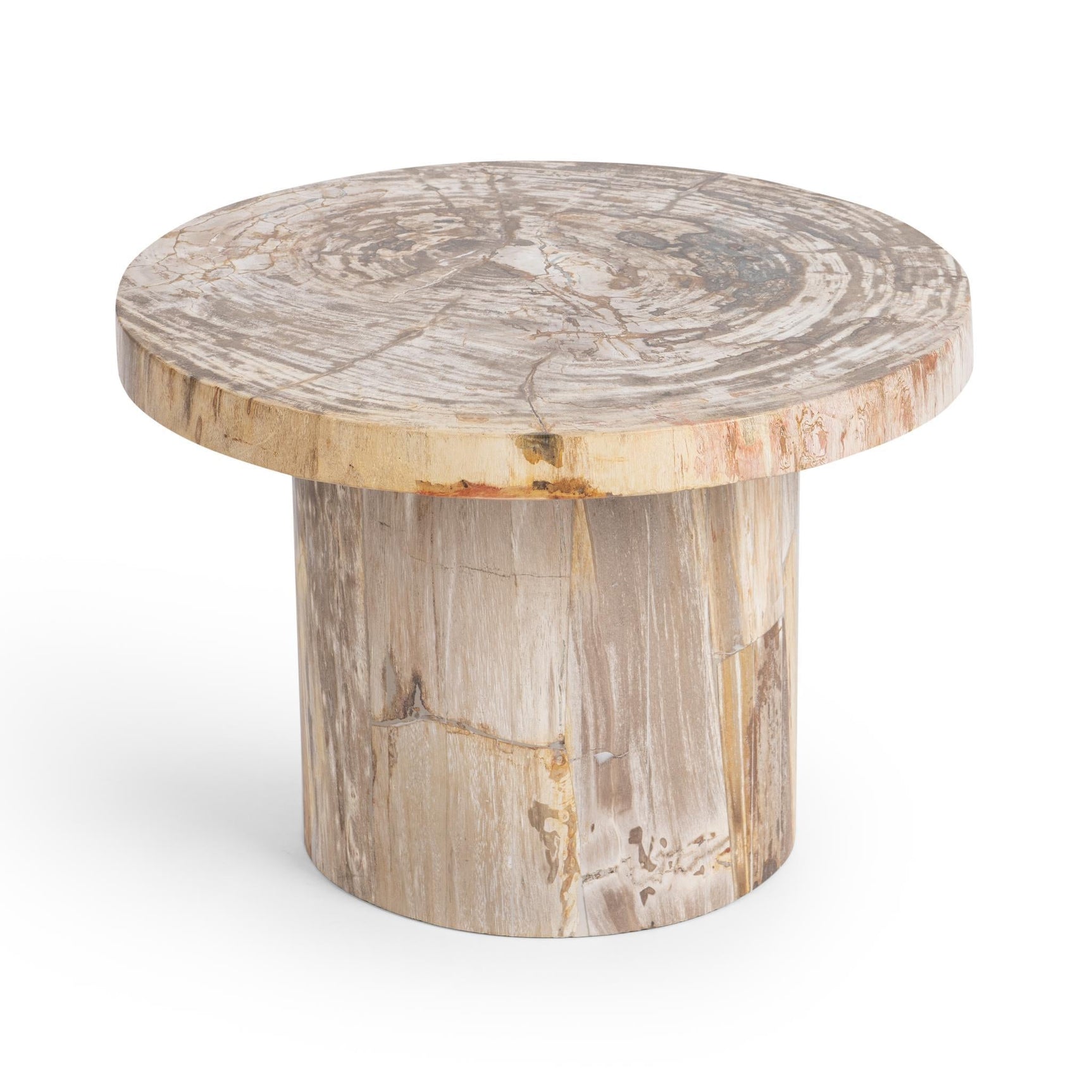 Janelle Sepia Vein Accent Table - Ornate Home