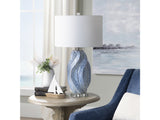 Janice Blue Swirl Table Lamp - Ornate Home
