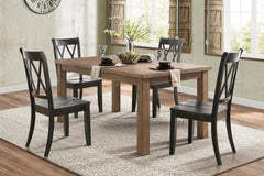 Janina Black Side Chair (Set of 2) - Ornate Home