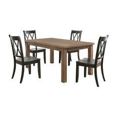 Janina Gray 5pc Dining Set - Ornate Home