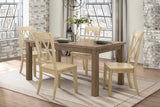 Janina Natural Dining Table - Ornate Home