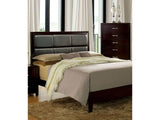 Janine Espresso Eastern King  Bed - Ornate Home