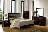 Janine Espresso Eastern King  Bed - Ornate Home