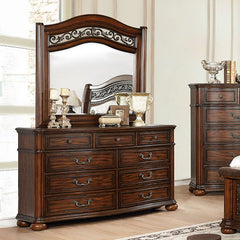 Janiya Brown Cherry Dresser - Ornate Home