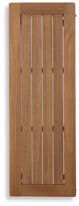 Janiyah Light Brown Outdoor Dining Bench - Ornate Home