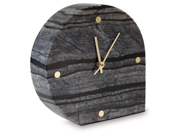 Janmour Black Table Clock (Online Special Price) - Ornate Home