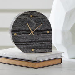 Janmour Black Table Clock - Ornate Home