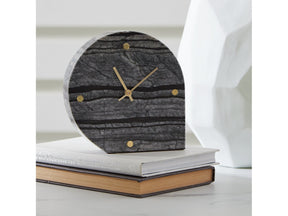 Janmour Black Table Clock (Set of 2) (Online Special Price) - Ornate Home