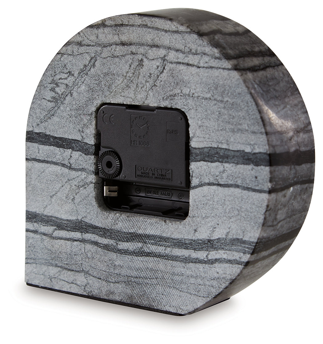 Janmour Black Table Clock (Set of 2) - Ornate Home