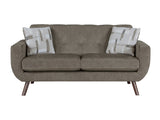 Janne Brown Loveseat - Ornate Home