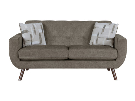 Janne Brown Loveseat - Ornate Home
