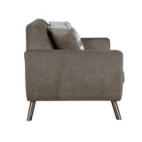 Janne Brown Loveseat - Ornate Home