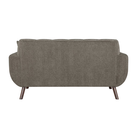 Janne Brown Loveseat - Ornate Home