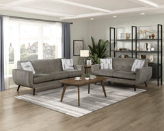 Janne Brown Loveseat - Ornate Home