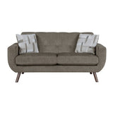 Janne Brown Loveseat - Ornate Home