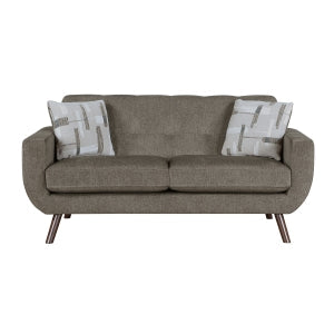 Janne Brown Loveseat - Ornate Home