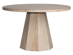Jansen Light Warm Wash Round Dining Table - Ornate Home