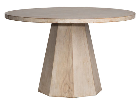 Jansen Light Warm Wash Round Dining Table - Ornate Home