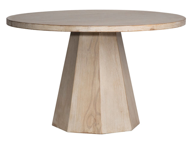 Jansen Light Warm Wash Round Dining Table - Ornate Home