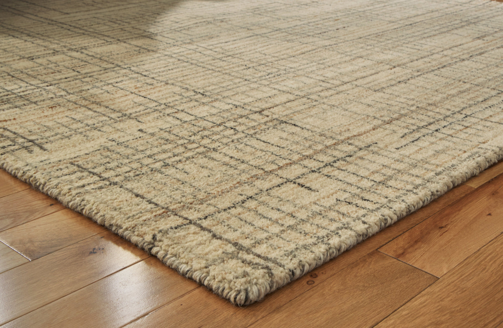 Janston Ivory/Gray/Tan Medium Rug (Online Special Price) - Ornate Home