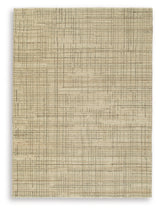 Janston Ivory/Gray/Tan Medium Rug - Ornate Home