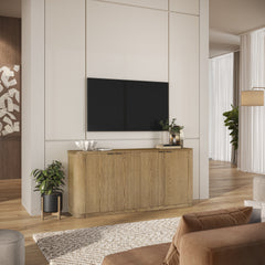 Janzen Cascade Oak 68 Console - Ornate Home
