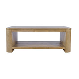 Janzen Cascade Oak Castered Cocktail Table - Ornate Home