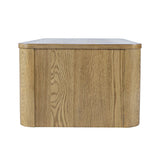 Janzen Cascade Oak Castered Cocktail Table - Ornate Home