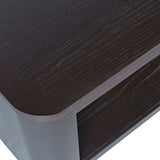 Janzen Espresso Castered Cocktail Table - Ornate Home