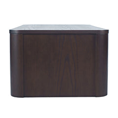 Janzen Espresso Castered Cocktail Table - Ornate Home