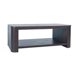 Janzen Espresso Castered Cocktail Table - Ornate Home