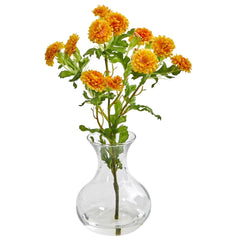 Japanese Artificial Arrangement in Vase (Set of 2) - Ornate Home