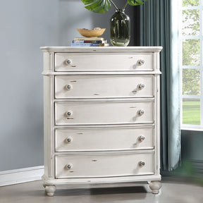 Jaqueline Antique White Chest - Ornate Home