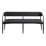 Jaramillo Beige/Black Bench - Ornate Home