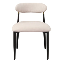 Jaramillo Beige & Black Side Chair (Set of 2) - Ornate Home